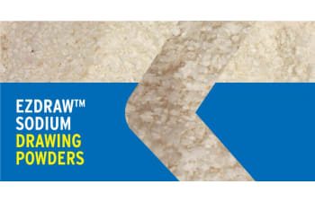 Sodium drawing powders for carbon and stainless steel