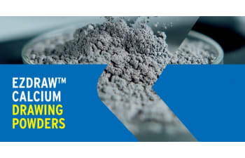 Calcium drawing powder for rod and wire