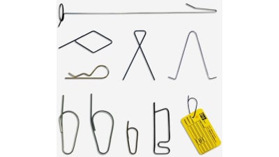 Metal hooks for tags