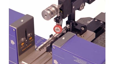 Laser micrometer for full carbide tools and blanks checking