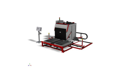 Industrial furnace with horizontal chamber for springs stress relieving