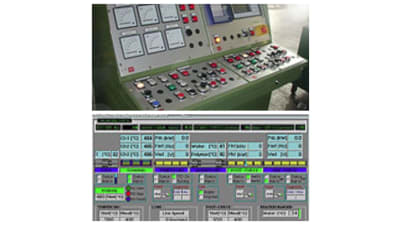 Control units for induction heating systems and plants