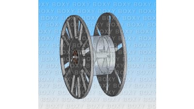 Mechanical take apart spool with central bolt Z2