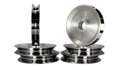 Lighter and cost-saving aluminum pulleys for your machines