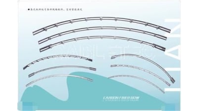 Carbon fiber bows for wire and cable machines