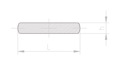 Rolled flat wire