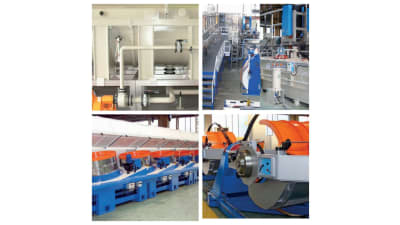 Production of concrete reinforcement wire & surface treatment lines: renewed catalogues