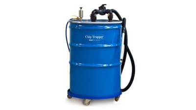 High Lift Chip Trapper for deep wells, pits and cisterns liquids recycling