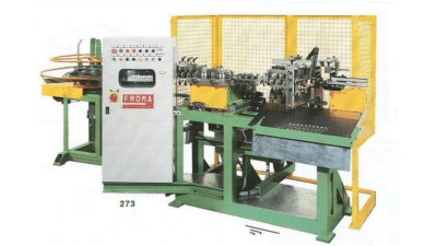 Bending machine to produce straight and bent components for burner grids