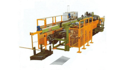 Saldatrice automatica per la produzione di rete trapezoidale