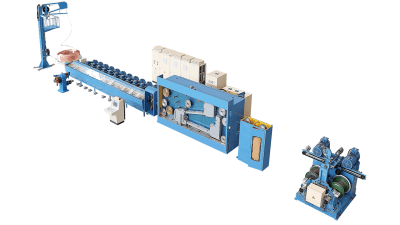 Rod breakdown machine for copper wire