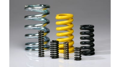 Round wire compression springs