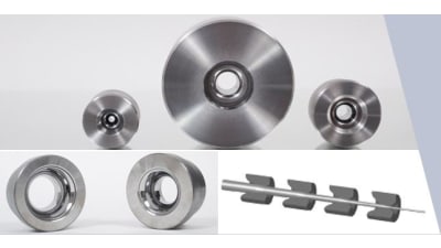 Tungsten carbide round dies for metal drawing applications