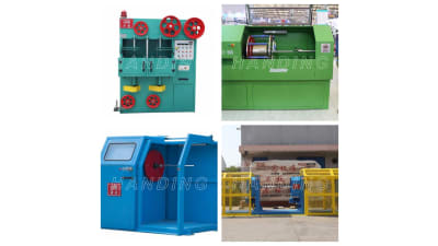 Vertical and horizontal taping machines for wire and cable