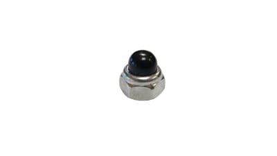 Hex nuts with black nylon cap