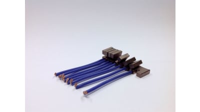 Hard coal brushes for rotating electric machines