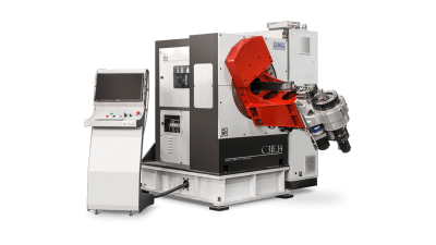 Diese CNC-Vorschub- u. Formmaschine setzt neuen Standard in der Draht- u. Rohrumformung