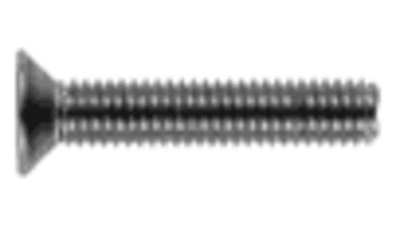 Countersunk flat head screws