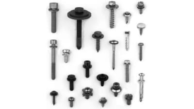 Screws, tapping screws and washer assemblies