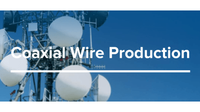 Coaxial cable production lines