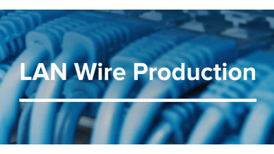 LAN cable production lines