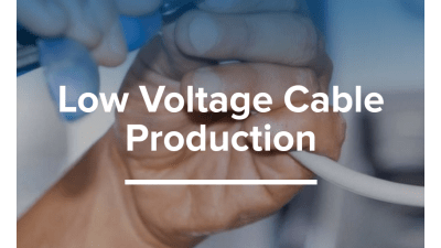 Low voltage cable production lines