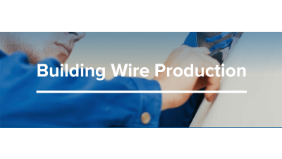 Building wire production lines