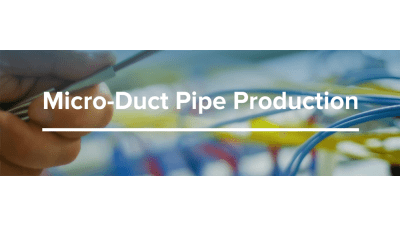 Micro-duct pipe production lines