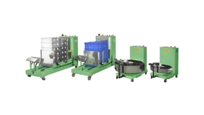Automatic batch separators for springs, small metal parts, and fasteners