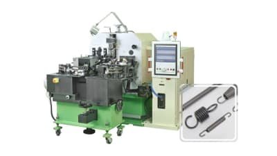 High speed tension spring making machine