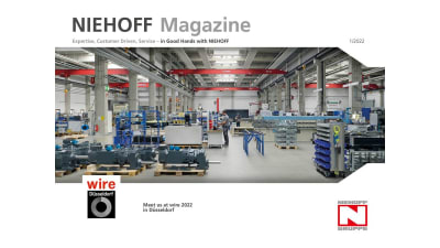 Solutions in the field of sustainability in Niehoff's latest magazine