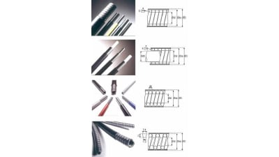 Gaines métalliques flexibles