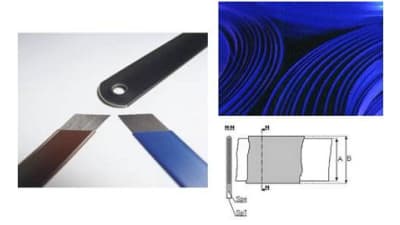 Feuillards métalliques plastifiés