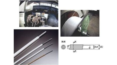 Plastic coated wire