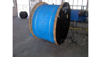 Protective plastic sheet for coils, cables and tubes