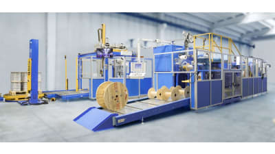 Automatic spool winding lines