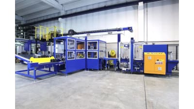 Automatic coil and spool winding lines