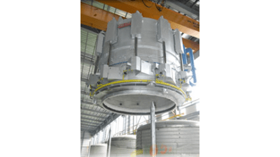 Heat treatment of baskets, forgings, slugs