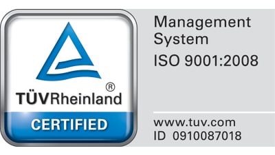 Nos certifications : ISO 9001, marquage CE, DB, VdTUV