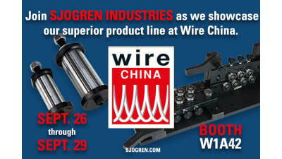 Join Sjogren Industries at wire China