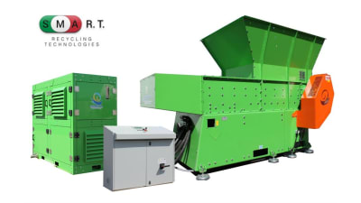 Single shaft pre-shredders for electric cables