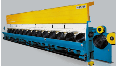 Sictra complete twin rod breakdown machine for single or double copper and aluminium alloys wires