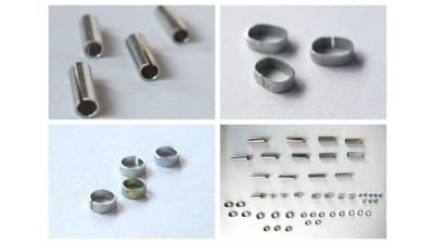 Bushings, spring pins and spacers