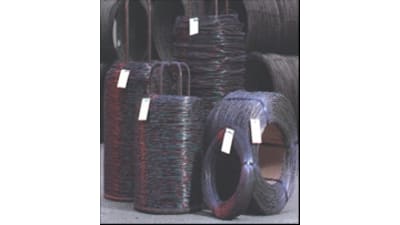 Phosphate coated drawn wire for mattress springs