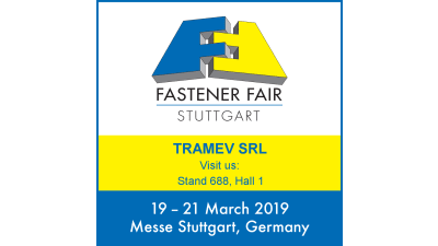 Tramev: cesoie e attrezzature per lo stampaggio a freddo alla Fastener Fair Stuttgart 2019