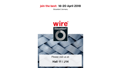 Shears, welding machines, coil lifting systems and more: Tramev at wire 2018 