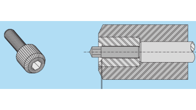 Hexagon punch inserts and punches for round bushing design