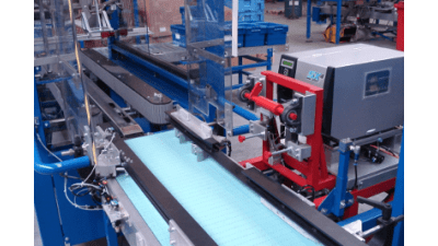 Thermo Transfer Labelar to print and apply labels on carton boxes and KLT’s