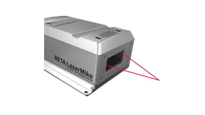 Non-contact length & speed gauge for wire, cable, tubes, sheet metal