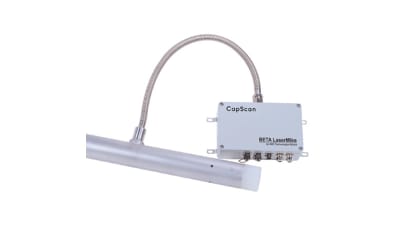 In-line capacitance measurement system for cables